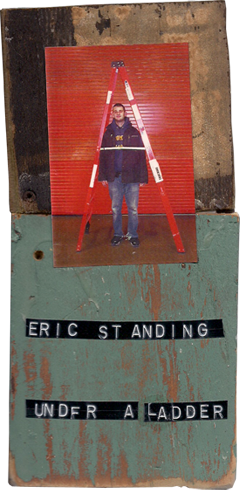 Eric Standing Under a Ladder